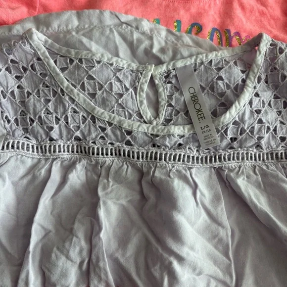 Lot of SIX 6 girls size 12 short sleeve t-shirts Y2K Justice graphic tees - Picture 3 of 8